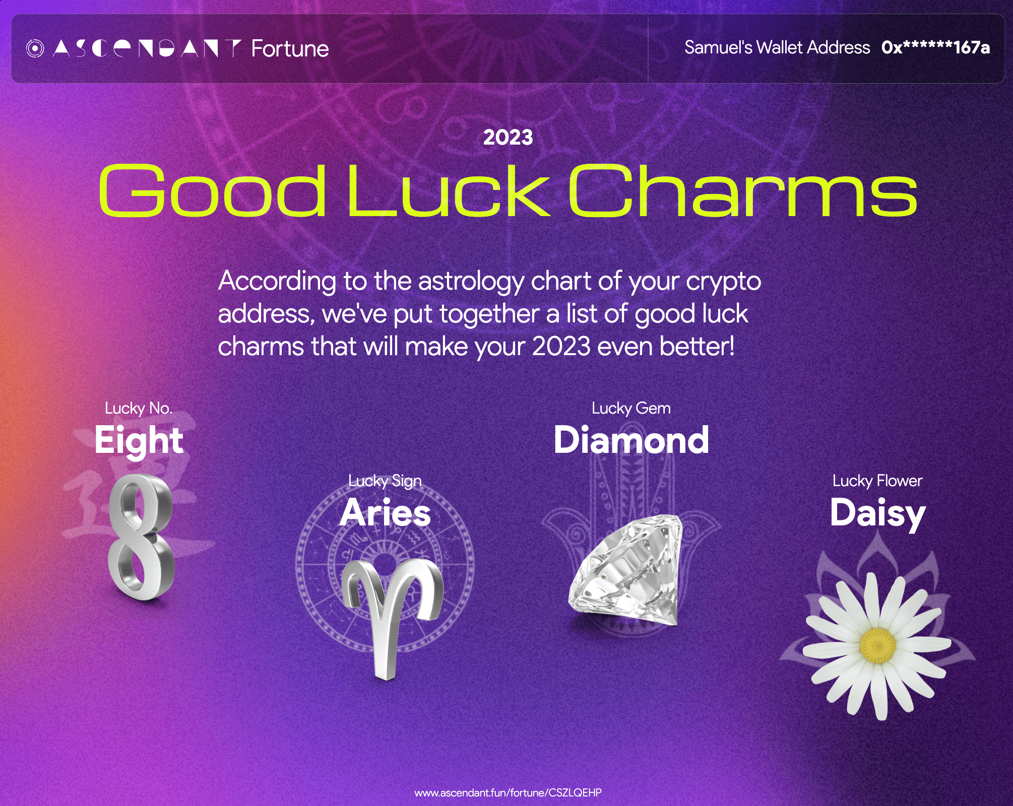 Ascendant demo image - good luck charms